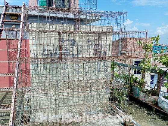 Khacha for sell-কবুতর/মুরগির খাঁচা, স্টিলের ট্রে, খাবার বাটি